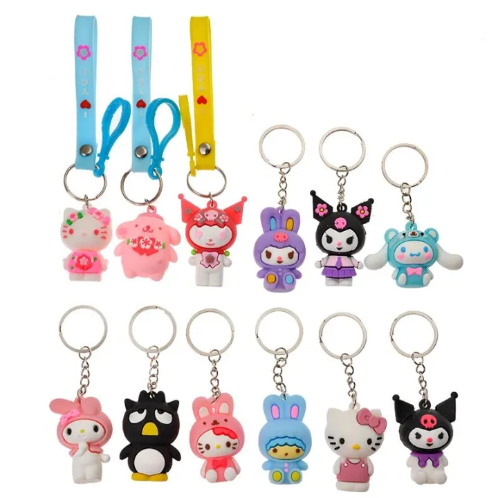 Origina%20Box%2024Pcs%20Hello%20Kitty%20Anime%20Action%20Figure%20Kuromi%20Melody%20Model%20Keychain%20Toys%20For%20Children's%20Gifts%20Pendant%20-%20Image%205