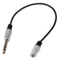 1/4 inch to 3.5mm Stereo Adapter Cable 6.35mm TRS Male to 3.5mm Female Quarter Inch Headphone Jack Converter AUX Connector Cable. 