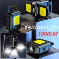 1000LM COB LED Mini Keychain Light XPE Work Light Type-C USB Rechargeable Flashlight Waterproof Outdoor Lighting Camping Lantern. 