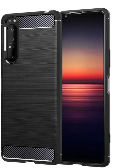 For Sony Xperia 1 Mark 4 Soft TPU Cover Phone Case Phone Carbon Fiber Soft for Sony Xperia IIII SonyXperia 1 IV