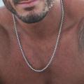Silver Color Metal Chain For Men - Sun Glass For Men.