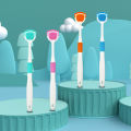 Silicone Tongue cleaning brush multifunctional tongue scraping toothbrush -1pcs. 