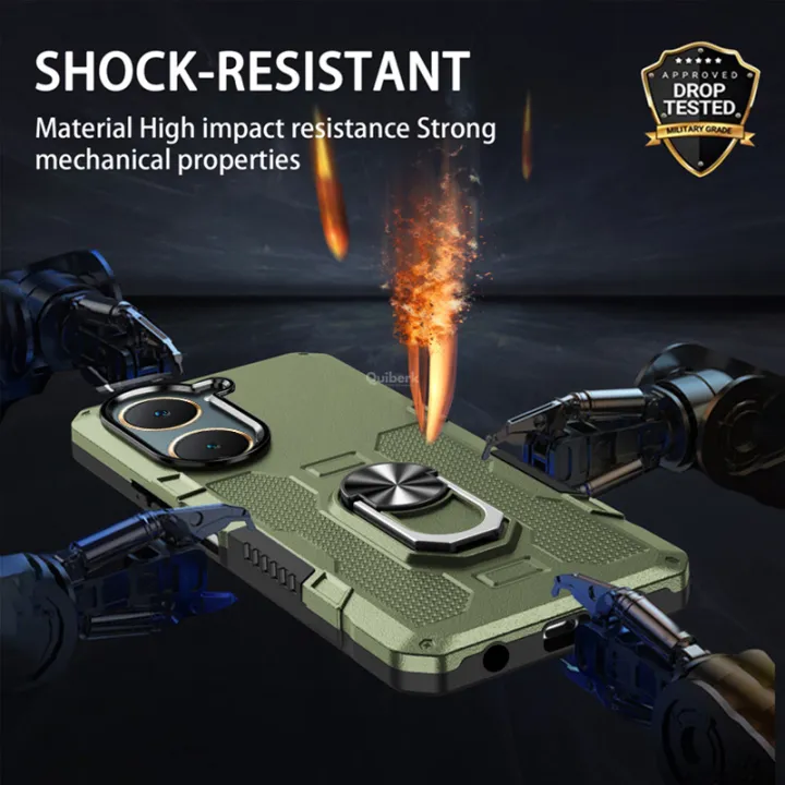 Quiberk%20for%20Vivo%20Y18%20Y18s%204G%20Y28s%205G%20Hard%20Case%20Shockproof%20Armor%20Magnetic%20Ring%20Stand%20Back%20Cover%20-%20Image%205