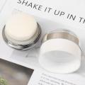 15G Empty Loose Powder Storage Box Simple Makeup Container Box Refillable Cosmetic Powder Case with Powder Puff for Travel Trip.