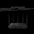 Tenda AC7 Dual Band Wireless AC1200 Router Wifi Range with 5*6dBi High Gain Antennas Wider Coverage Wi-Fi Extender.