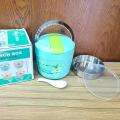 Hotpot Carry Lunch Box 1200 ml. Hot Case Lunch Box Tiffin 1200 Ml,2 Layer Insulated Tiffin Lunch Box 1200ML With Spoon. CD:550..