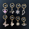 Gabby European and American Love Flower Butterfly Angel Spring Ring Navel Ring No Hole Navel Ring Navel Navel Ear Clip Dual Use Spot.