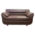 Rolled Arm 2 Seater Sofa - Chocolate. 