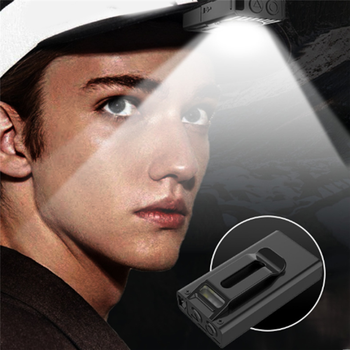 For%20Outdoor%20Hiking%20Clip%20Design%20Mini%20Rechargeable%20Flashlight%20Pocket%20Portable%20Multiple%20Lighting%20Modes%20Magnetic%20-%20Image%203