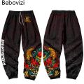 Harajuku Jogger Trousers Streetwear Japanese Style Anime Sweatpants Men Multi Pocket Long Cargo Pant Pants Plus Size 4XL 5XL 6XL.