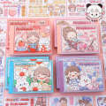 Tirado Abu Material Book DIY Cartoon Girl and Paper Handheld Account Sticker Cute Set.