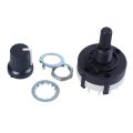5X 3P4T 3 Pole 4 Position Single Wafer Band Selector Rotary Switch W Knob.