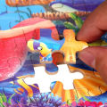 60 Pieces Wooden Puzzle Kids Anime Cartoon Jigsaw Puzzles Baby Early Education Toys with Iron Boxfor Boys Girls Christmas Gifts. 