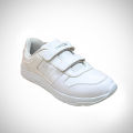 Orion White Color PVC School Shoe for kids With Free Gift (Water Bottle). 