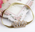 European and American baby headwear crystal crown children's headband popular hair accessories AliExpress wish Amazon. 
