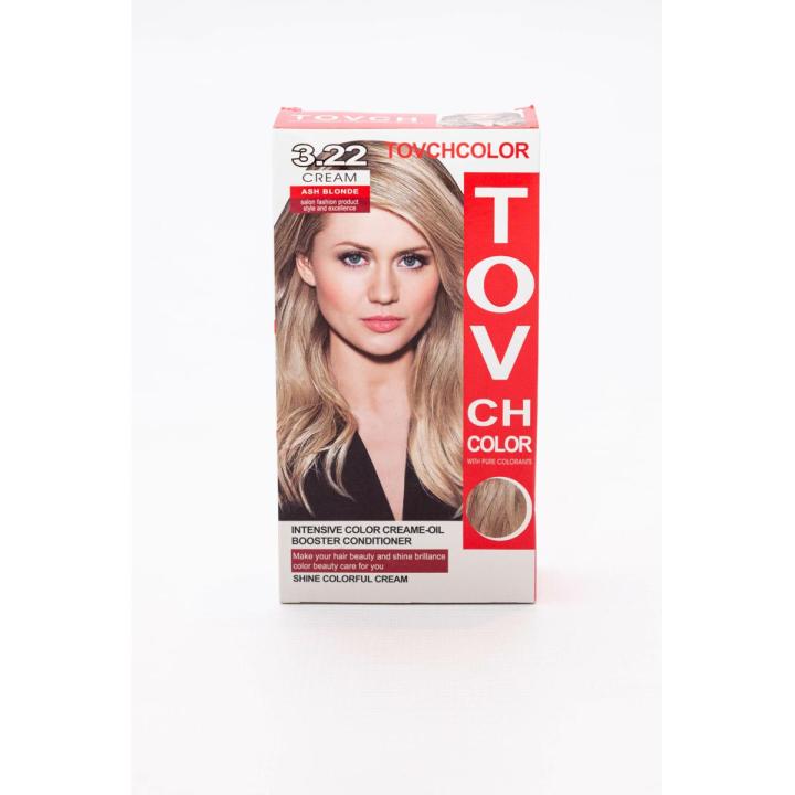 International Hair styling China product TOVCHCOLOR hair color used for male / female shade no 3.22 - 30 ml X 2