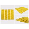 4Pcs/Lot Surfing Front Traction Pad-SUP Surfboard Deck Grip Mat Replacement with Adhesive (Pink).