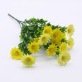 15 Heads Artificial Flowers Plastic Plants Wedding Garden In/Outdoor Decor Silk Daisy Plants Floral Arrangement Decors.