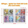【Happy baby toy store】New 240 Pokemon Card Mew Mewtwo Album Book Collection Book Children Gift Holder The Best Gift Children.