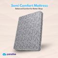 Paradise Soft Comfort Semi Orthopedic Mattress | Medium Firm Feel for Balanced Comfort | 4 Inch Bed Mattress.