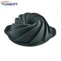 Pastry Cake Mold Food Grade Bundt Cake Pan Spiral Mousse Mold. 