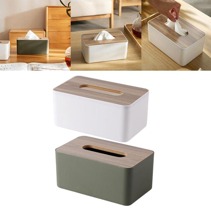 Tissue%20Box%20Holder%20with%20Bamboo%20Wood%20Cover%20Napkin%20Dispenser%20for%20Restaurant%20-%20Image%202