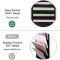 3Pcs Scrapbook Paper Storage Bags 12 X 12 Inch with Door Hooks for Scrapbooking, Cardstock. 