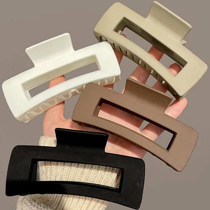Korean%20Large%20Solid%20Hair%20Claw%20Elegant%20Hairpins%20Barrette%20Crab%20Hair%20Clips%20For%20Women%20Girls%20Square%20Headwear%20Hair%20Accessories%20Jewelry%20-%20Image%202