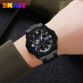 SKMEI  Dual-Display Electronic Wristwatches With Luminous 50m Waterproof Mutifunctional Sports Fashion Wristwatches Watch For Men 2101. 