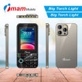 Imam C7 Vista Dual SIM 3000mAh Battery Display- 3.5'' Big Torch Light (Gift-T-Shirt). 