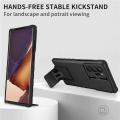For Samsung Galaxy Note 20 Ultra 5G Phone Case Hard Sliding Lens Protect Kickstand Back Cover. 