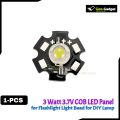 3.7V 3W Lamp Bead, LED Chip Light Small for Flashlight Light Bead for DIY Lamp Lamp Accessory. 