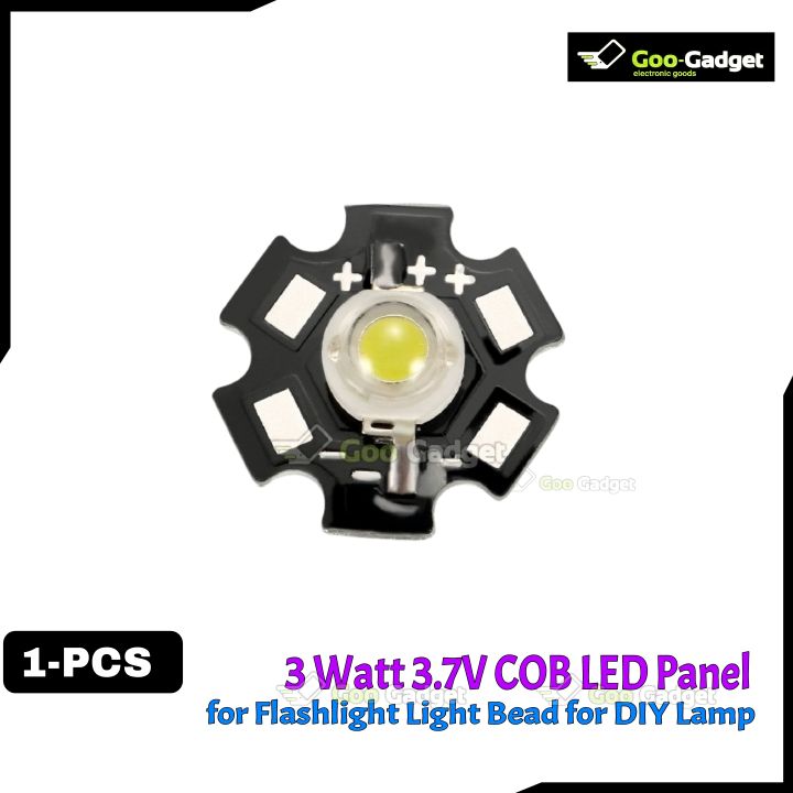 3.7V 3W Lamp Bead, LED Chip Light Small for Flashlight Light Bead for DIY Lamp Lamp Accessory