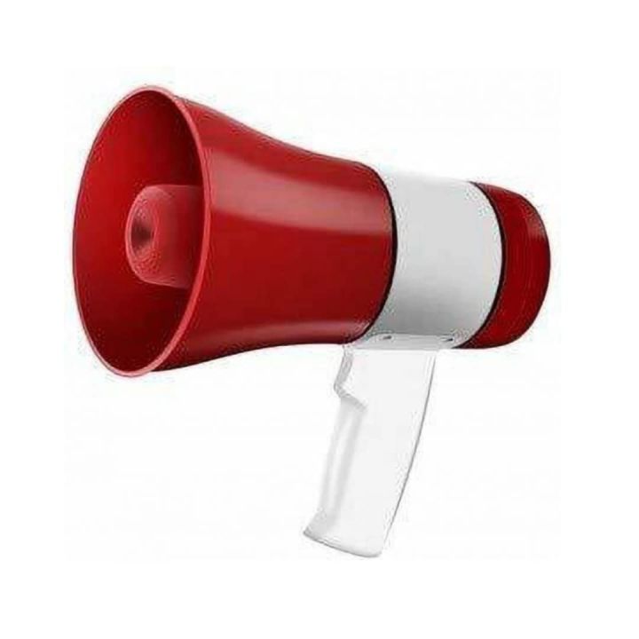 Handheld Bluetooth Megaphone 80 Watt with Loud Speaker, Recorder USB Memory Card Input Announcing Talk Record Play Siren Music, Rechargeable Battery Included