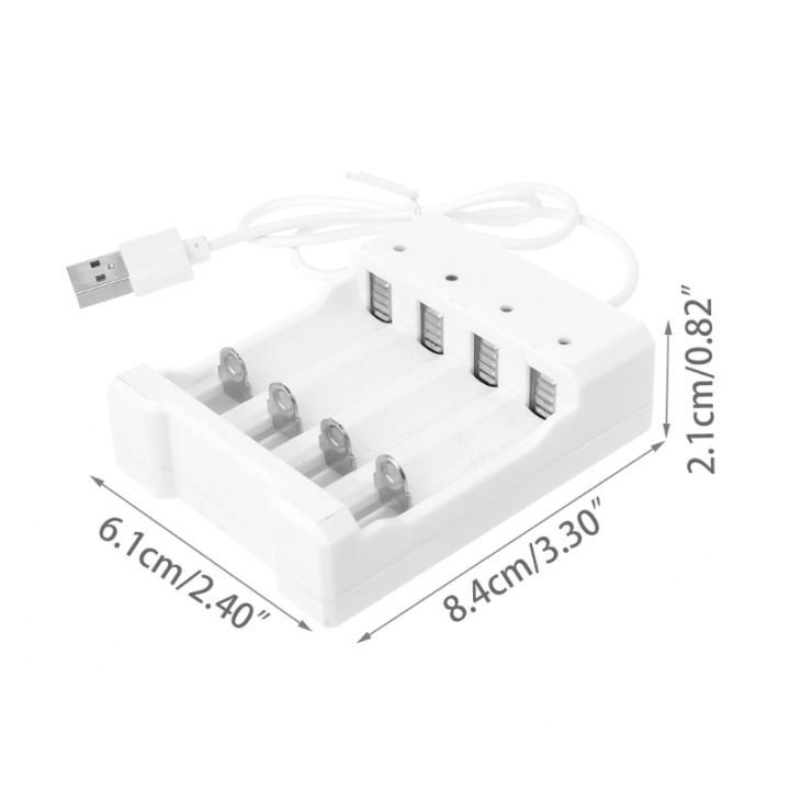 Dudu%201.2V%20Universal%20Smart%204-Slot%20AA/AAA%20Rechargeable%20Battery%20Charger%20Adapter%20USB%20Plug%20-%20Image%209