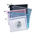 A4 Transparent Document BagNylon Mesh Zipper Test Paper Subject Storage Office File A5A6 Student Exam Pencil Case.