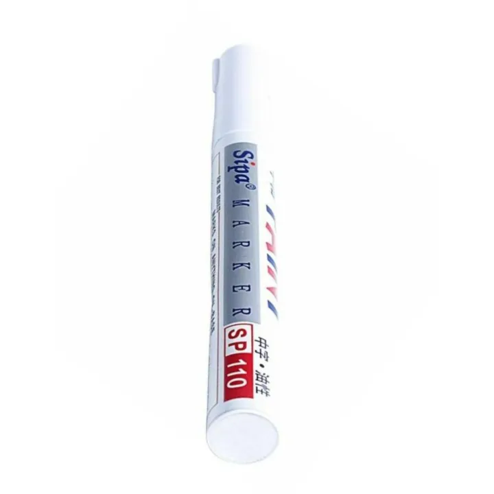 Sipa SP110 Paint Marker for Metal, Furniture use White 1 Piece