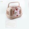 Outdoor Cage Dog Crate Transport Box Cats Aviation Box for Kitten Camping brown. 