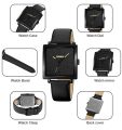 SKMEI 2032 Women Quartz Watch Luxury Leather Strap Waterproof Women's Clock Casual Simple Girl Wristwatch Reloj Hombre 1961 1620.