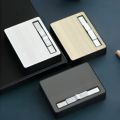 New 2 In 1 Automatic Cig@ arette Box with Lig@hter Metal. 