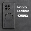 lthmy for OnePlus 13R 5G Phone Case Luxury Leather TPU PC Shockproof Magnetic Wireless Charging Back Cover.