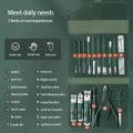 16 Set of Portable Nail Clipper Set Nail Clipper Stainless Steel Pedicure Professional Kit Beauty Manicure Set. 
