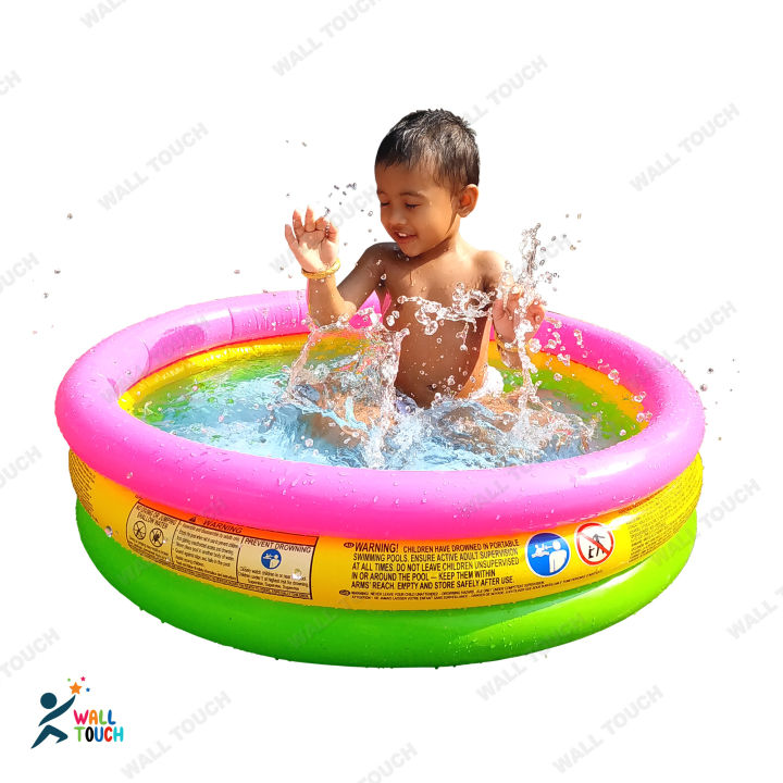 Intex Inflatable Baby Bath Tub Swimming Pool 24/34/45 inch (Multicolor