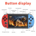 X7 Handheld Game Console With 1500mAh Battery 4.3 Inch Screen Nostalgic Game Console Video Game Controller Ideal Gift For Kids.
