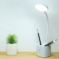 YAGE T109 Rechargeable Table Lamp 3 Blue Light Mode Dimmer Touch On Off with Phone and Pen Holder Desk Reading Led Lamps Night Charging USB Cable Included. 