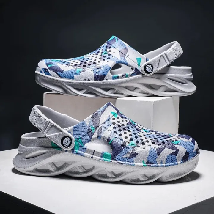 High%20Quality%20Clogs%20Men's%20Sports%20Slippers%202022%20Summer%20Quick%20Drying%20Beach%20Sandals%20Black%20Red%20Thick%20Bottom%20Garden%20Flip%20Flop%20Man%20-%20Image%202