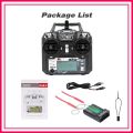 FS-i6X 2.4GHz 10CH Remote Control Transmitter with Receiver for RC Toys and Drones - New.