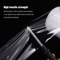 200M Transparent Wrapping Packaging Protection Film For Home Storage Organization PE Stretch Pallet 1Roll. 
