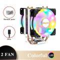 CPU Air Cooler X79 X99 3Pin PWM 4Pin Quiet Processor Cooling Fan For Intel LGA 1151 1155 1200 1700 2011 AMD AM3 AM4 PC Radiator. 