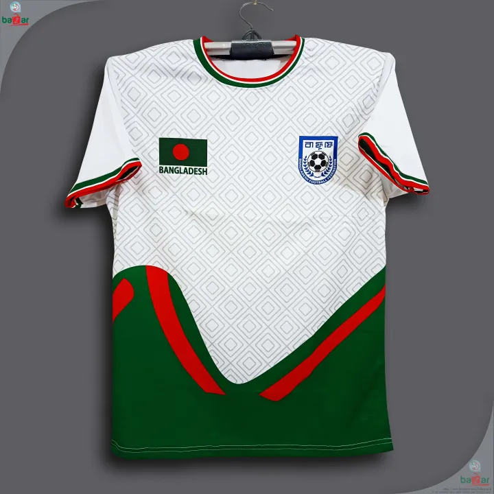 B-d Short Sleeve Football Jersey for Man - Half Sleeve - Bangladesh Fan Jersey